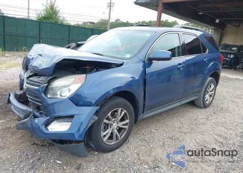 2016 Chevrolet Equinox Lt из США, поврежденный, VIN 2GNFLFEK6G6201683